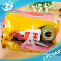 Reusable Colorful Transparent Boys Girls Kids Cartoon School Pencil Case Mini PVC Bag